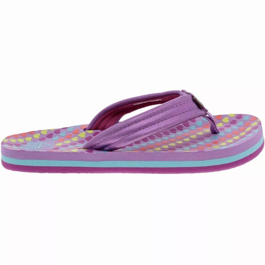 Girls Sandals * | Reef Shoes Reef Ahi Girls Flip Flops Girls