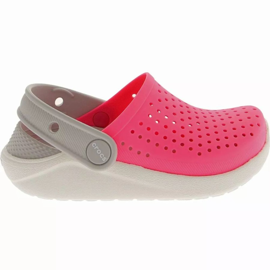 Girls Sandals * | Crocs Shoes Crocs Lite Ride Clog Water Sandals Girls