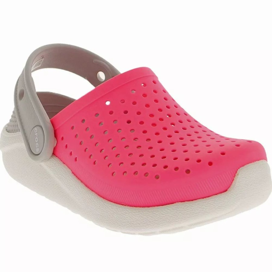 Girls Sandals * | Crocs Shoes Crocs Lite Ride Clog Water Sandals Girls