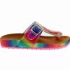 Girls Sandals * | Kensie Girl Glitter Thong Footbed Girls Sandals