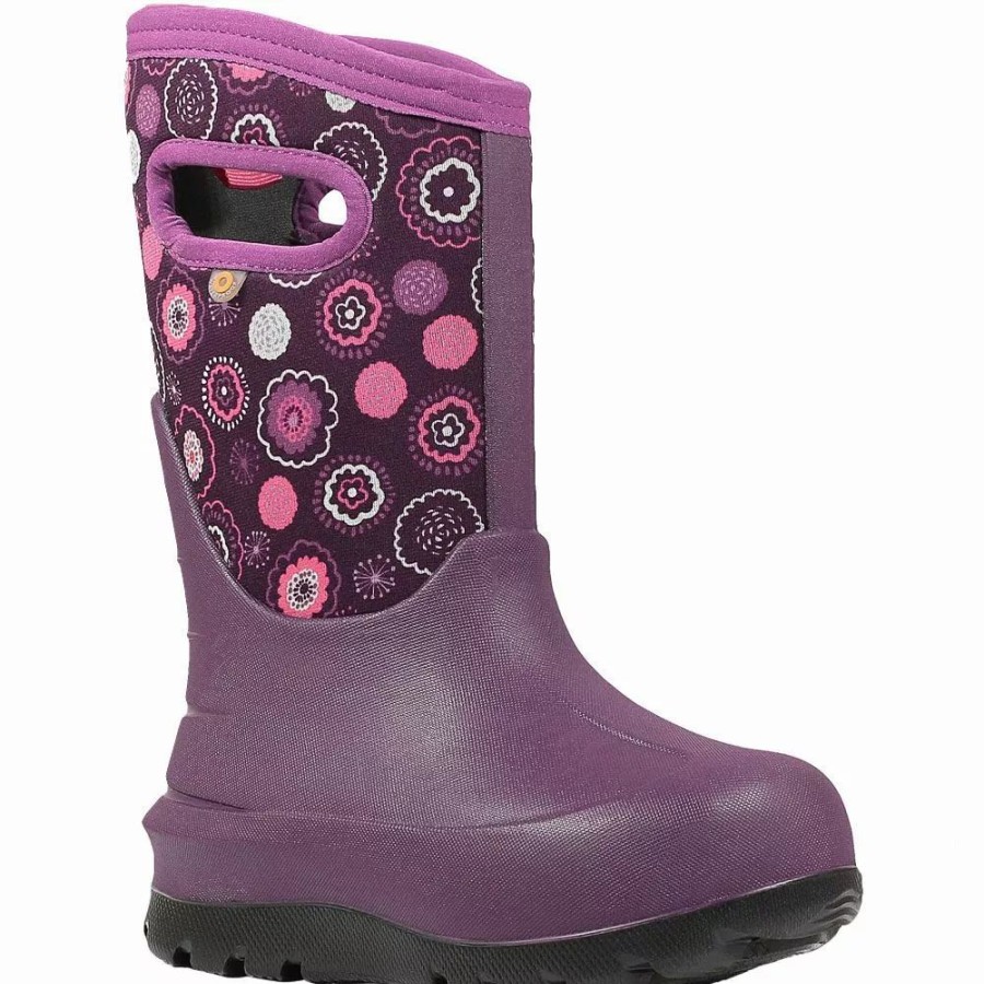 Girls Winter Boots * | Bogs Boots Bogs Neo Classic Bullseye Rain Boots Girls