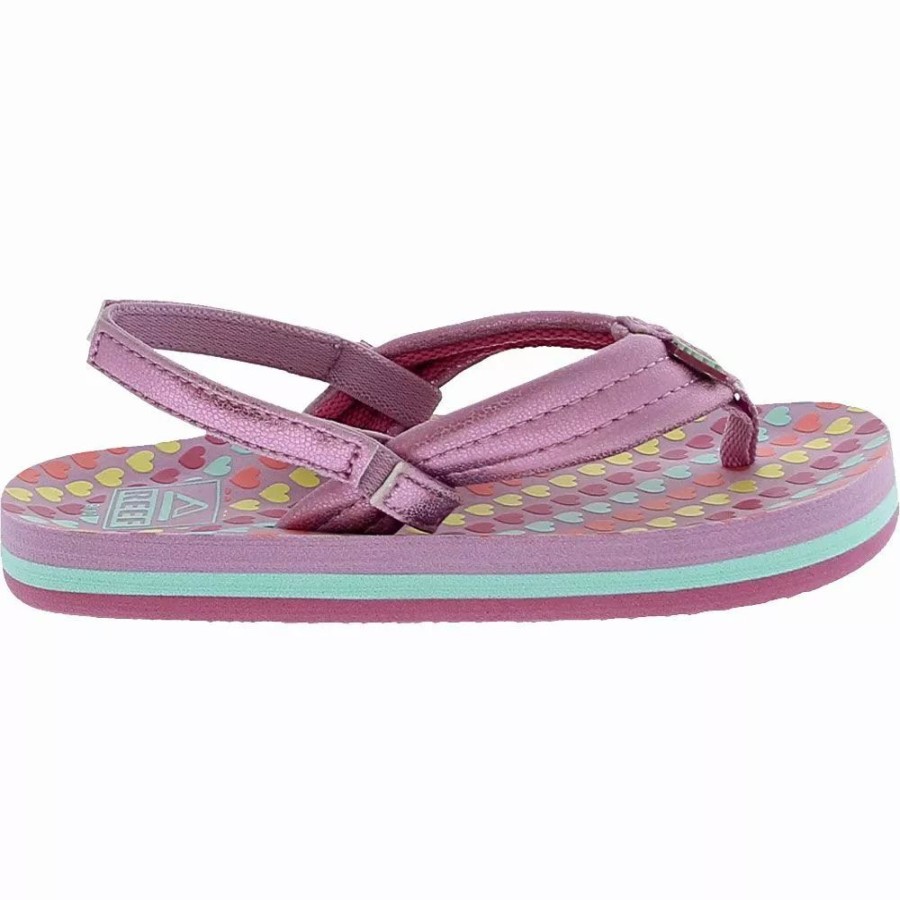 Girls Sandals * | Reef Shoes Reef Little Ahi Flip Flop Sandals Boys | Girls