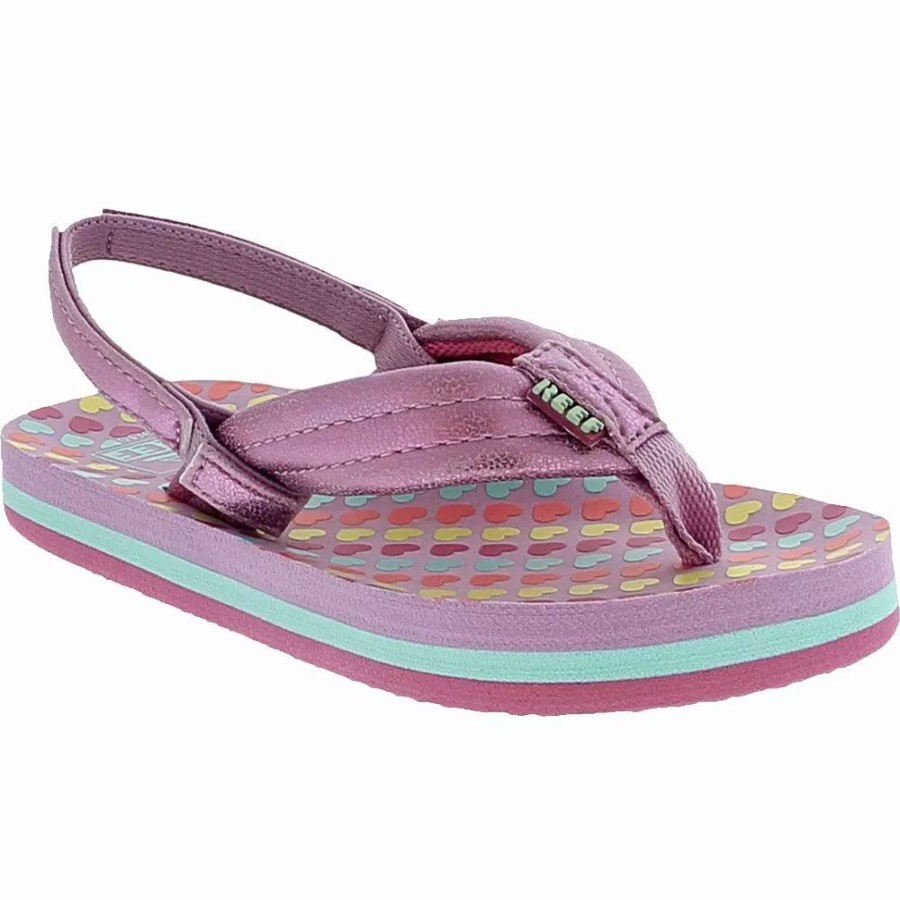 Girls Sandals * | Reef Shoes Reef Little Ahi Flip Flop Sandals Boys | Girls