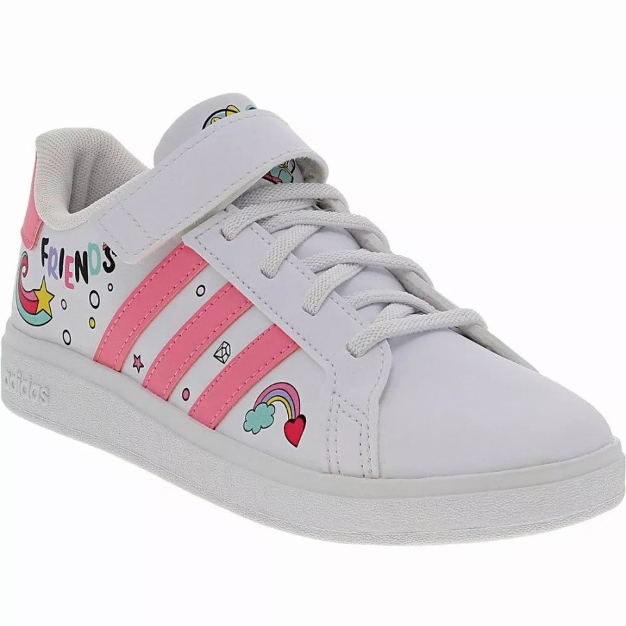 Girls Athletic Shoes * | Adidas Shoes Adidas Disney Grand Court Minnie Girls Lifestyle Shoes