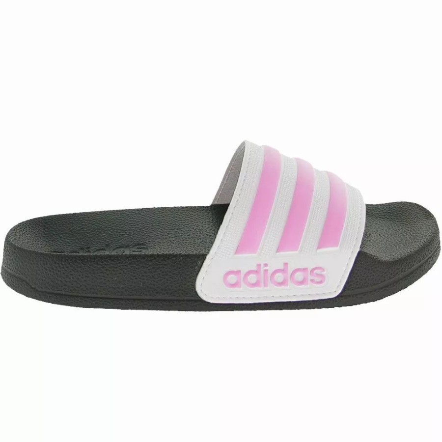 Girls Sandals * | Adidas Shoes Adidas Adilette Shower K Slide Sandals Boys | Girls