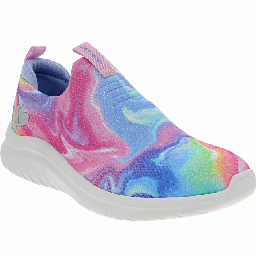 Girls Athletic Shoes * | Skechers Shoes Skechers Ultra Flex 2.0 Swirlology Running Girls