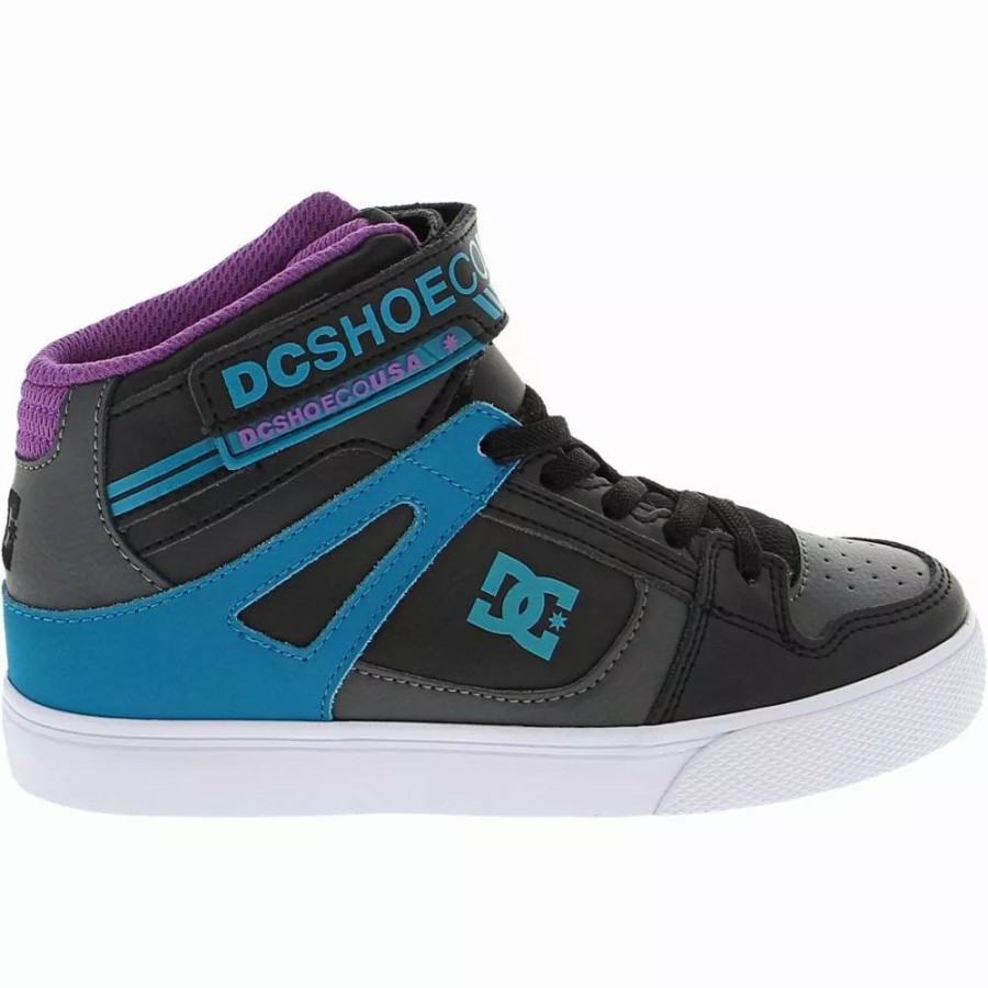 Girls Athletic Shoes * | Dc Shoes Pure High Top Ev Skate Boys | Girls