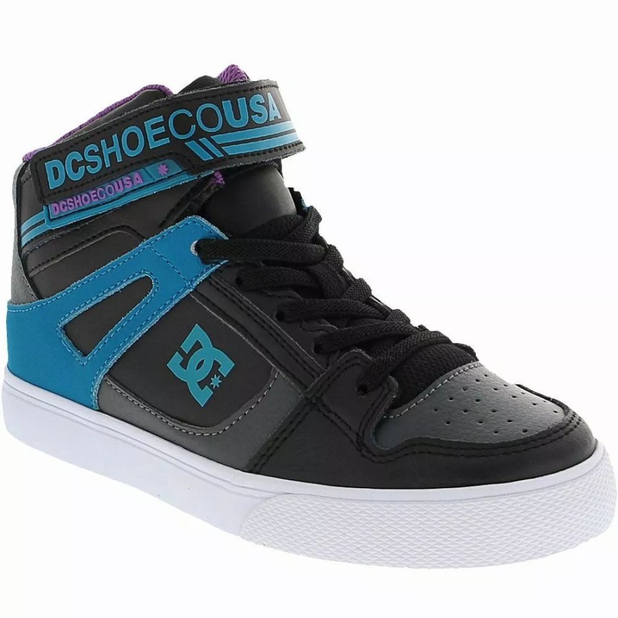 Girls Athletic Shoes * | Dc Shoes Pure High Top Ev Skate Boys | Girls