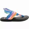 Girls Sandals * | Sanuk Shoes Sanuk Yoga Sling Burst Tie Dye Girls Sandals