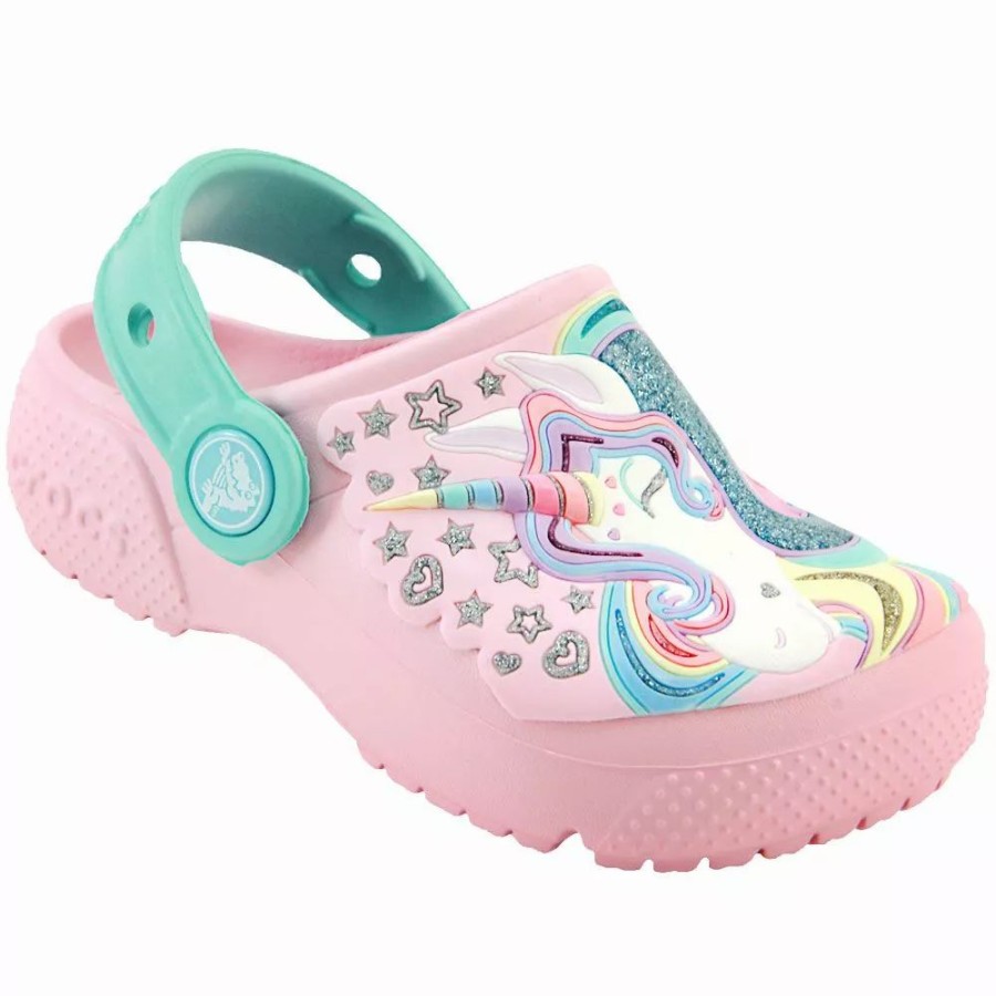 Girls Sandals * | Crocs Shoes Crocs Unicorn Funlab Clog Water Sandals Girls