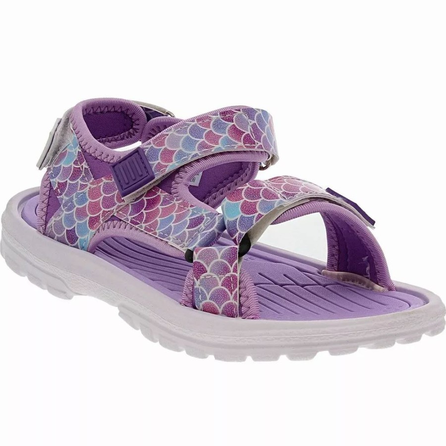 Girls Sandals * | Nickelodeon Beverly Hills Polo Club Mermaid Girls Sandals