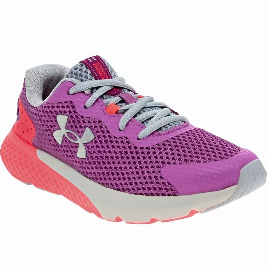 Girls Athletic Shoes * | Under Armour Shoes Under Armour Charged Rogue 3 Irid Girls Running Shoes