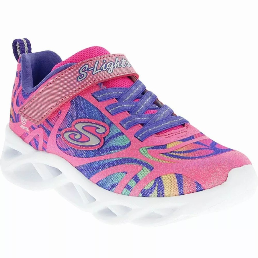 Girls Athletic Shoes * | Skechers Shoes Skechers Twisty Brights Dazzle Running Girls