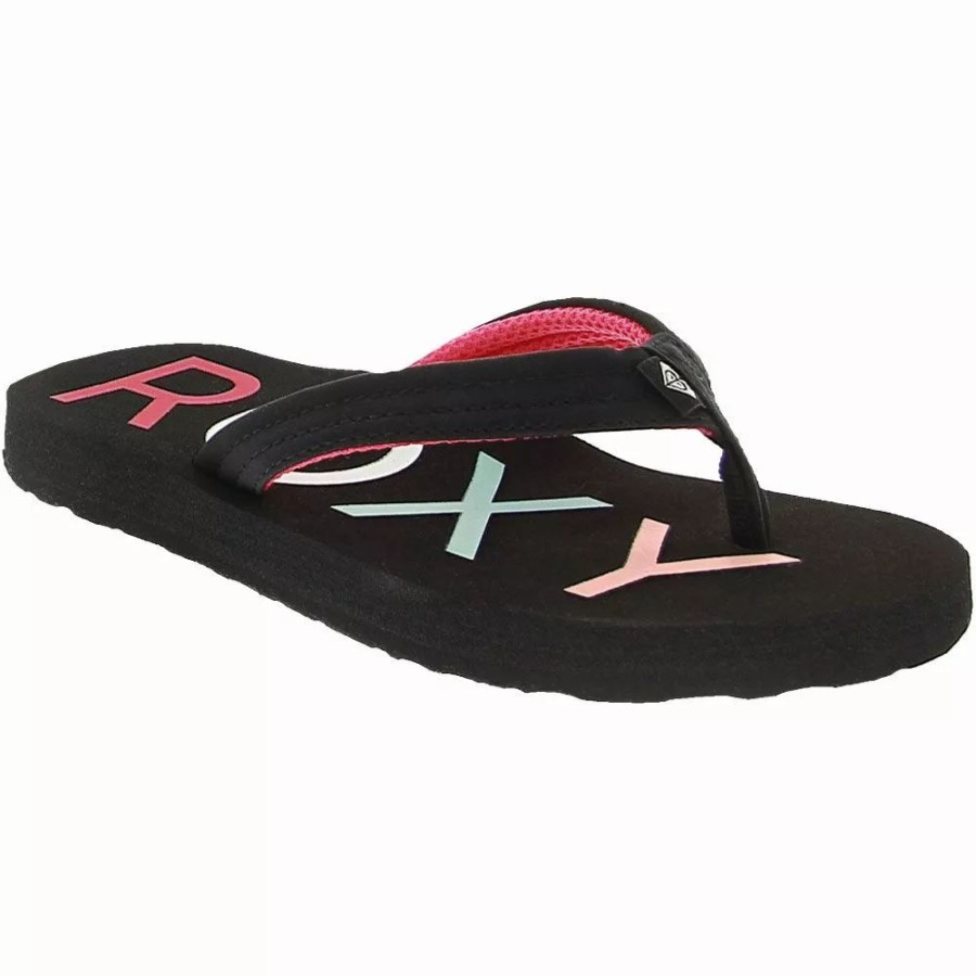 Girls Sandals * | Roxy Shoes Roxy Vista 3 Flip Flops Girls