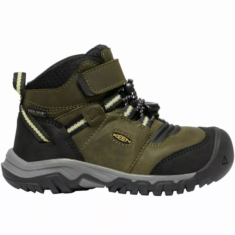 Girls Boots * | Keen Shoes Keen Ridge Flex Mid Wp Little Kid Girls Hiking Boots