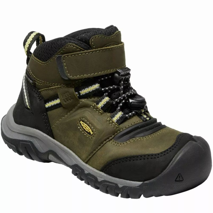 Girls Boots * | Keen Shoes Keen Ridge Flex Mid Wp Little Kid Girls Hiking Boots