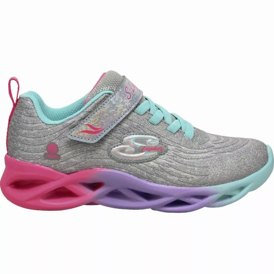 Girls Athletic Shoes * | Skechers Shoes Skechers S Lights: Twisty Brights Color Radiant Girls Running Shoes