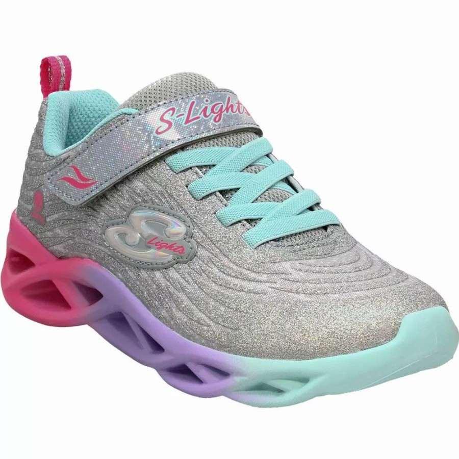 Girls Athletic Shoes * | Skechers Shoes Skechers S Lights: Twisty Brights Color Radiant Girls Running Shoes