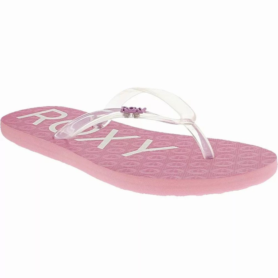 Girls Sandals * | Roxy Shoes Roxy Viva Jelly Sandal Girls Flip Flops