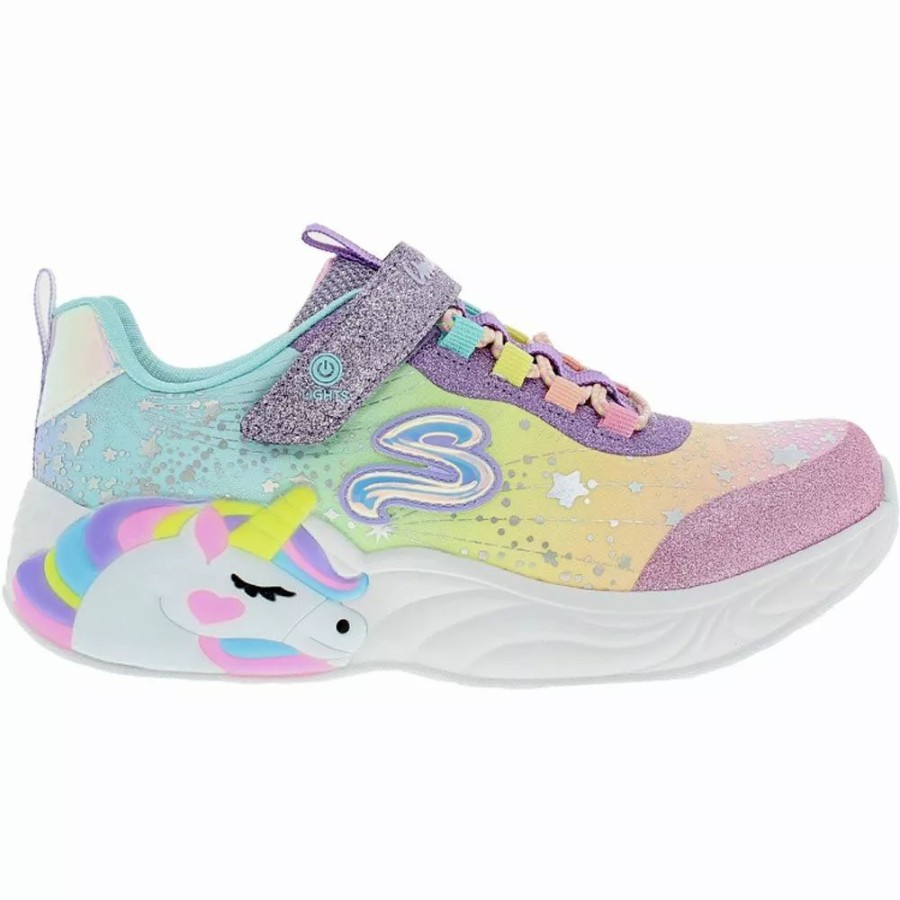 Girls Athletic Shoes * | Skechers Shoes Skechers Unicorn Dreams Running Girls