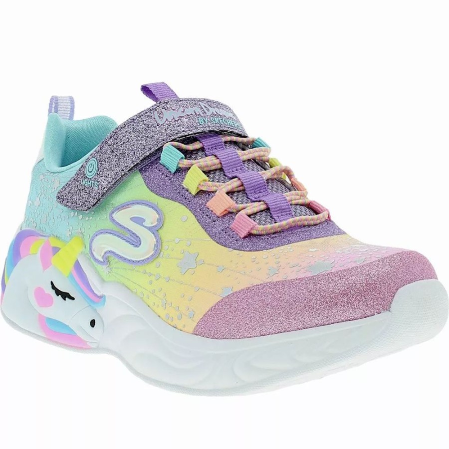 Girls Athletic Shoes * | Skechers Shoes Skechers Unicorn Dreams Running Girls