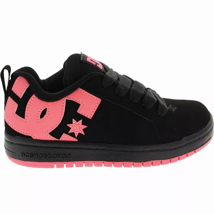 Girls Athletic Shoes * | Dc Shoes Court Graffik Kids Skate Shoes