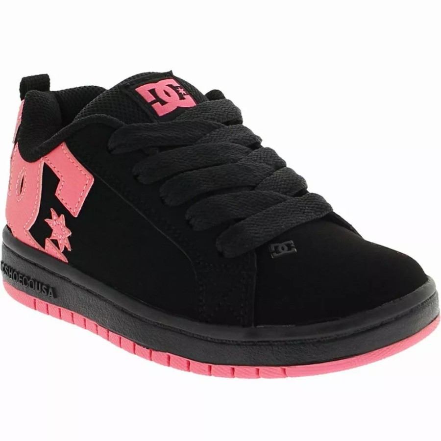 Girls Athletic Shoes * | Dc Shoes Court Graffik Kids Skate Shoes