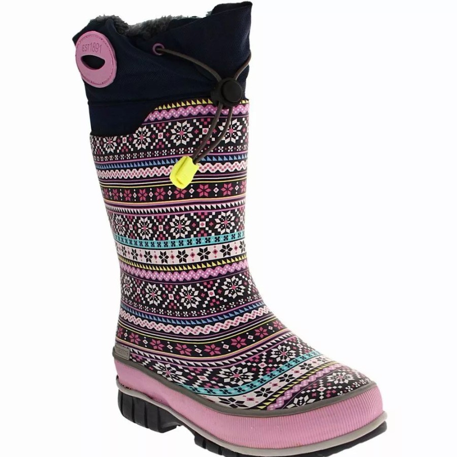 Girls Winter Boots * | Western Chief Fair Isle Winterprene Girls Winter Boots