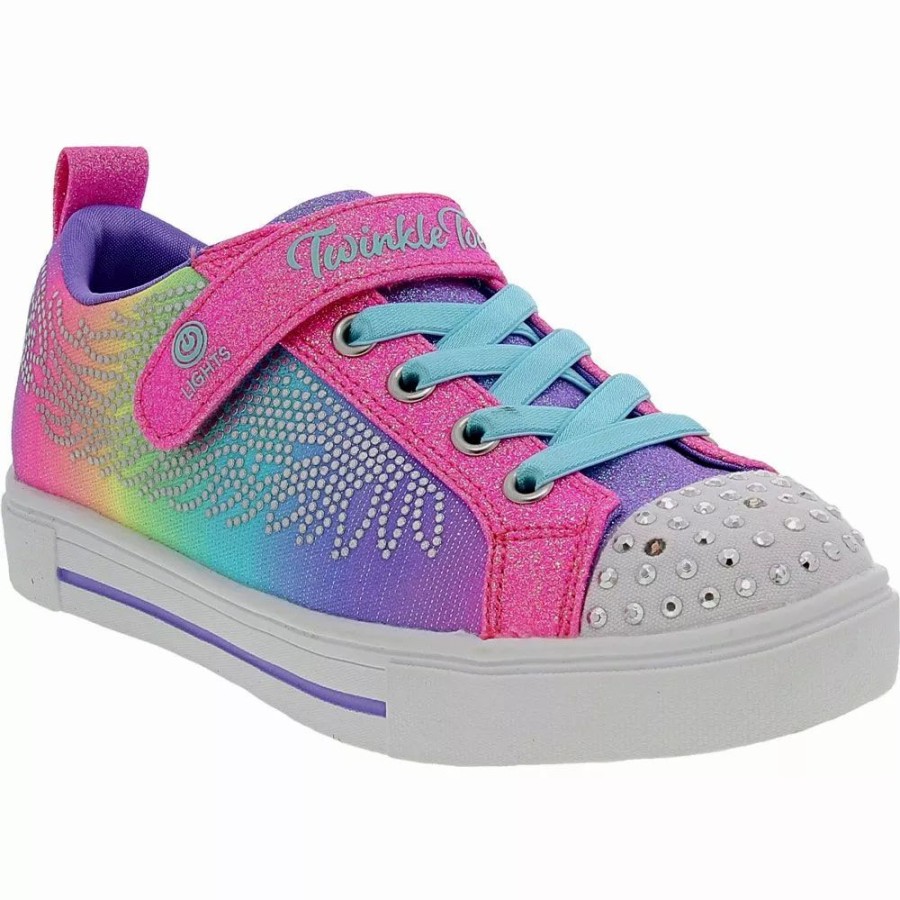 Girls Athletic Shoes * | Skechers Shoes Skechers Twinkle Sparks Winged Lifestyle Girls