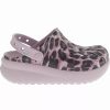 Girls Sandals * | Crocs Shoes Crocs Animal Cutie Crush Leopard Kids Clogs