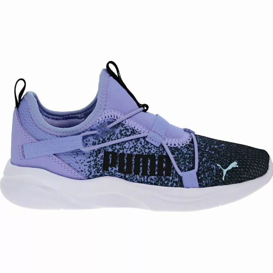 Girls Athletic Shoes * | Puma Shoes Puma Softride Rift Sprinkle Slip On Girls Running Shoes