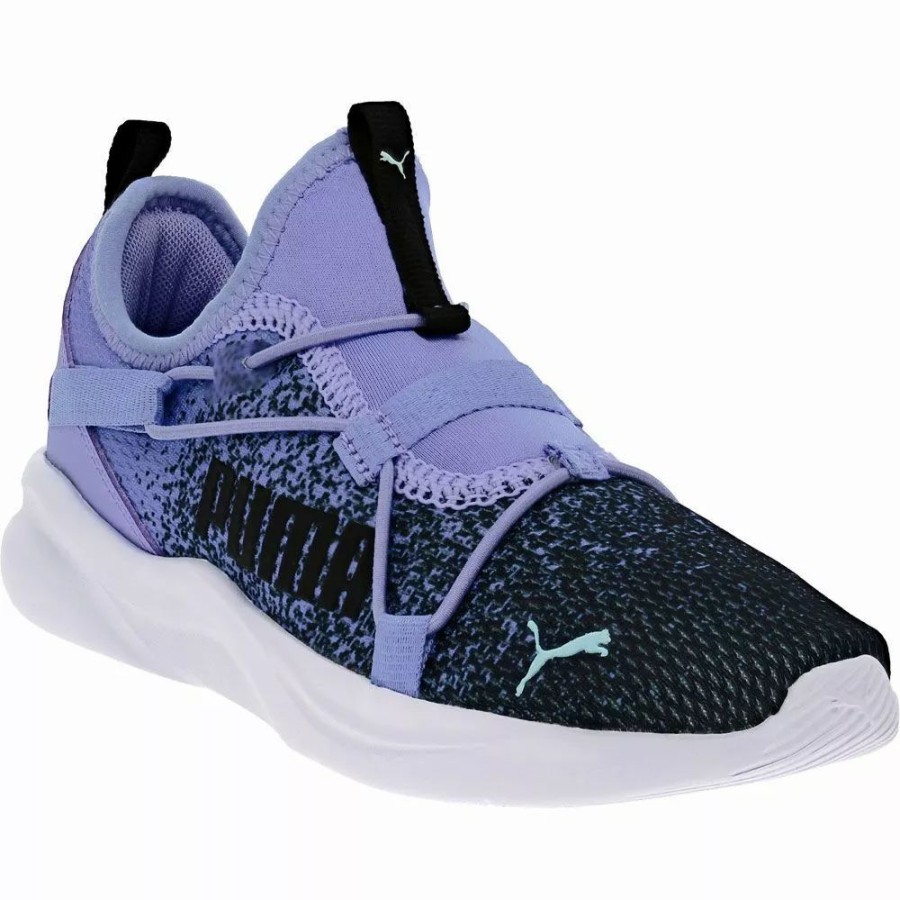 Girls Athletic Shoes * | Puma Shoes Puma Softride Rift Sprinkle Slip On Girls Running Shoes