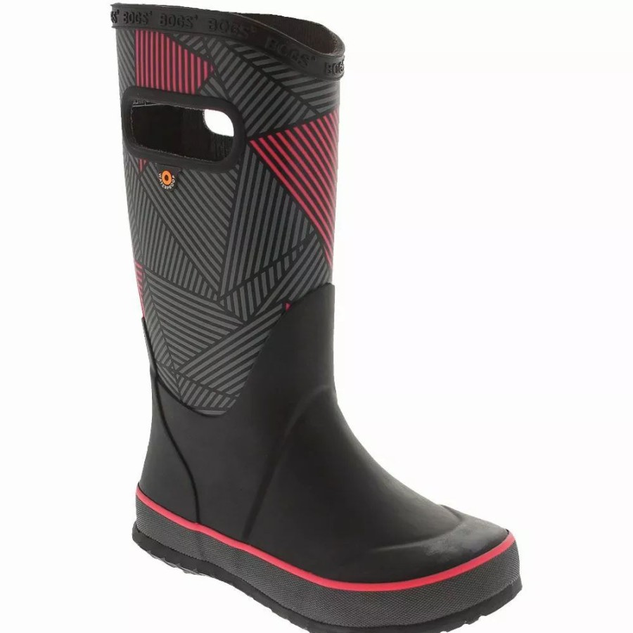 Girls Winter Boots * | Bogs Boots Bogs Rainboot Big Geo Kids Rain Boots